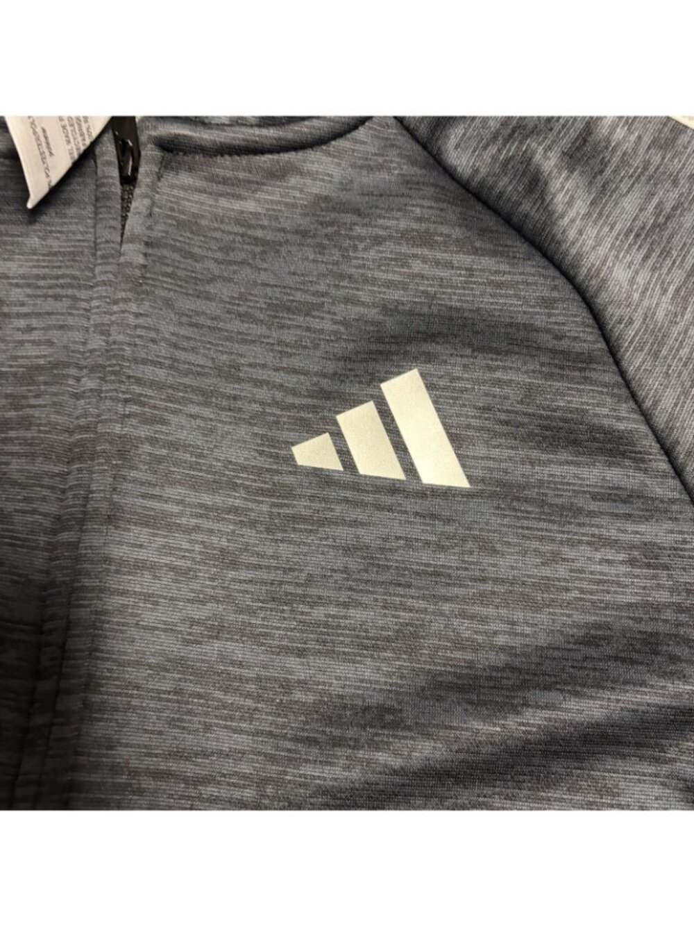 Adidas Boy's Long Sleeve Full Zip Game & Go Jacket CG2 Grey Small (8) - Picture 4 of 6